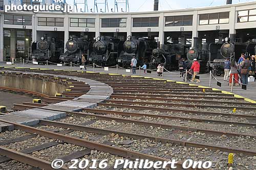This must be Japan's largest collection of steam locomotives on diplay.
Keywords: Kyoto Railway railroad train Museum steam locomotive
