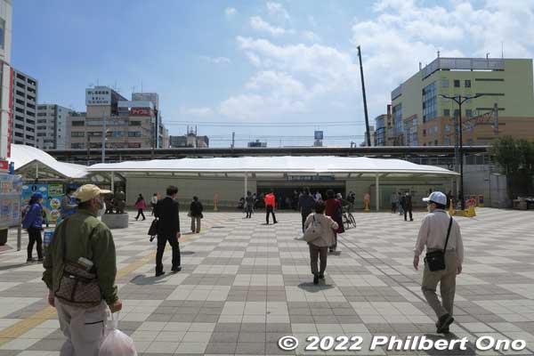 JR Shin-Koiwa Station north entrance (kitaguchi).
Keywords: tokyo katsushika shin-koiwa
