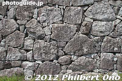 Nihonmatsu Castle's old stone wall originally built by Gamo Ujisato.
Keywords: fukushima nihonmatsu kasumigajo castle