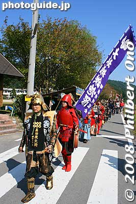 The matchlock gun battalion arrives as well.
Keywords: gifu sekigahara battle festival matsuri 