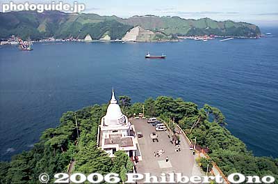 View of bay
Keywords: iwate kamaishi kannon statue