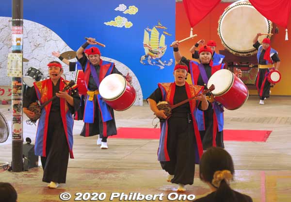 Okinawan Eisa drummers.
Keywords: okinawa nanjo world eisa taiko drummers drum