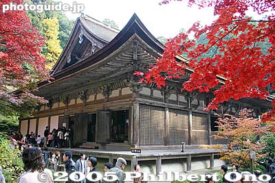 Temple Hondo, a National Treasure
Keywords: shiga prefecture hatasho-cho koto sanzan kongorinji temple fall autumn colors japantemple shigabestkokuho kotosanzan