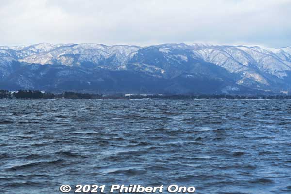 Keywords: shiga Imazu Lake Biwa biwako snow cruise boat