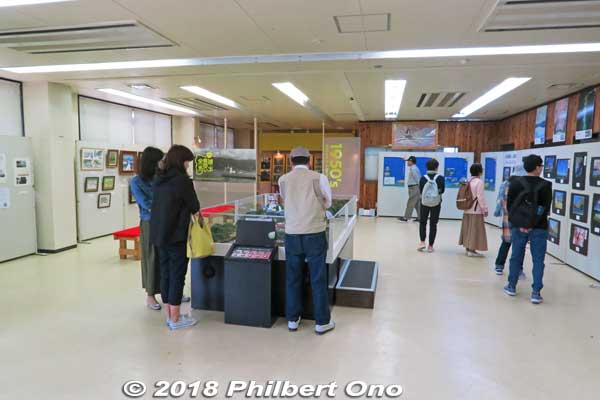 Lake Yogo Tourist Center exhibition space. 
Keywords: shiga nagahama lake yogo