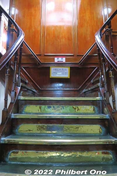 Staircase to top deck.
Keywords: Toyama Shinko Port imizu kaio kaiwo maru museum ship
